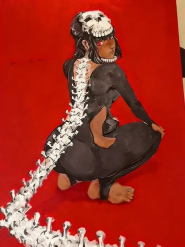 Girl with a Personalized Decoration