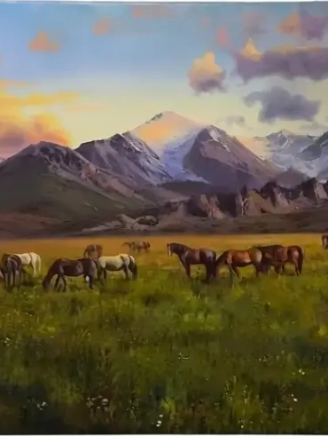 Horses at Sunset
