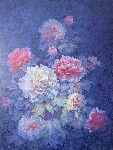 Peonies in Mist
