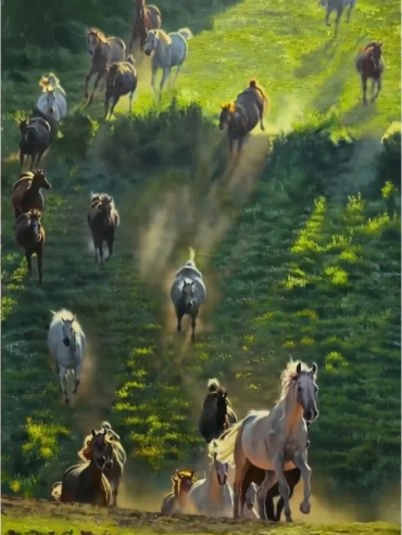 Running Horses