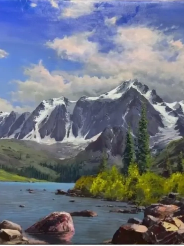 The Silent Alpine Lake