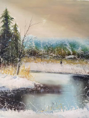 By the Lake in the Woods