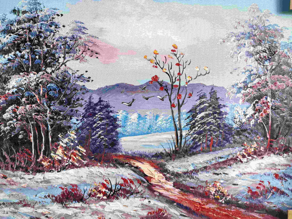 Splendo Snowbound Splendo - Real Oil Portraits