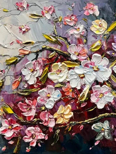 Flowers blooming on the tree 3