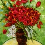 Blaze of Red Blooms