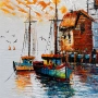 Harbor at Dusk